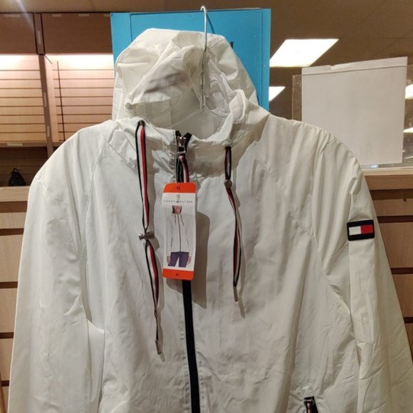 Tommy Hilfiger Ladies Windbreaker Rain Jacket Coat - Picture 10 of 14